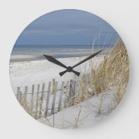 Strand und Sandzaun
