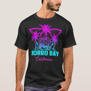 Strand Vaporwave Urlaubs-Souvenir Morro Bay T-Shirt