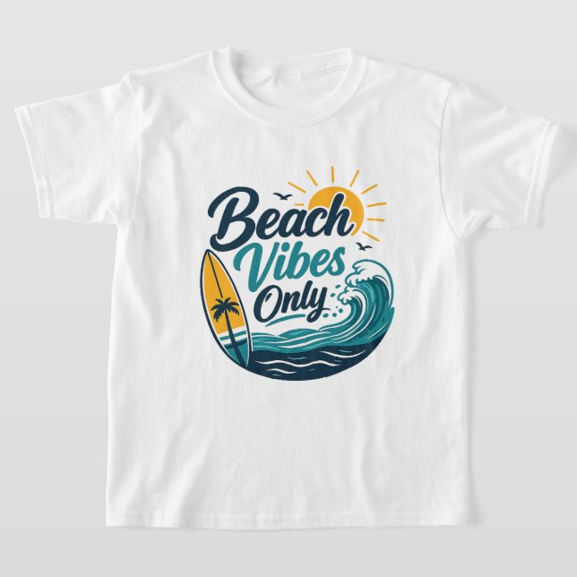 Strand-Vibes Only Kinder T-Shirt (Ablage )