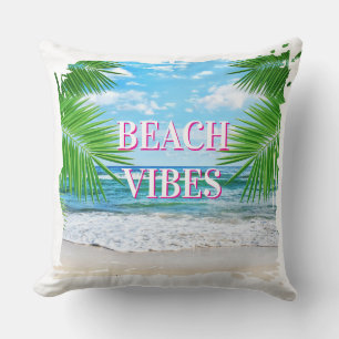 Strand-Vibes-Wurfkissen Kissen