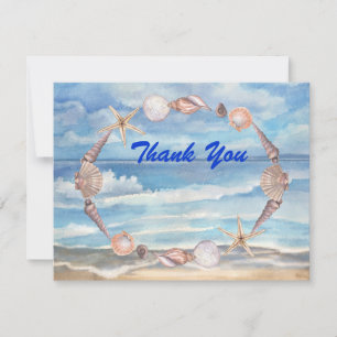 Strand Vielen Dank Dankeskarte