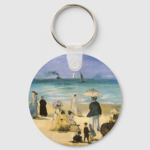 Strand von Boulogne von Edouard Manet Schlüsselanhänger