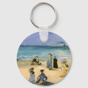 Strand von Boulogne von Edouard Manet Schlüsselanhänger