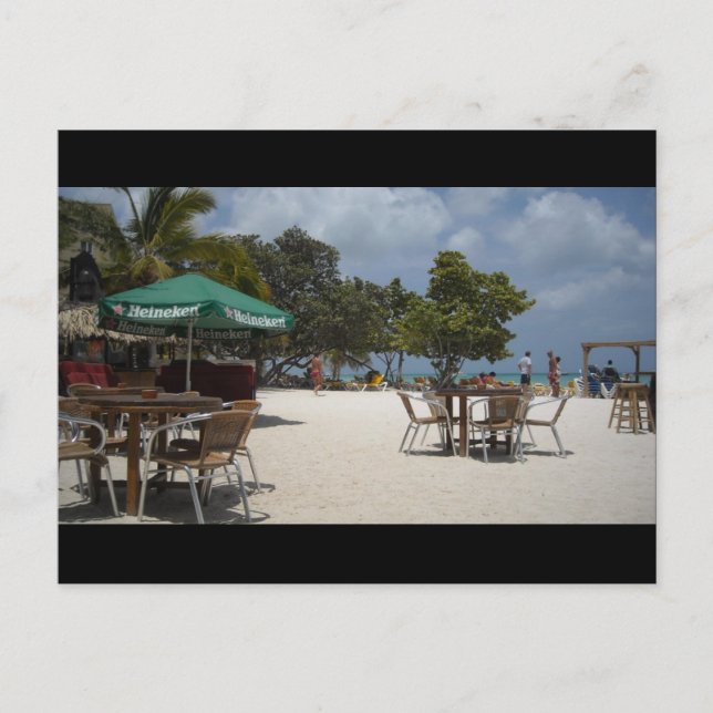 Strand von Cabana Postkarte (Vorderseite)