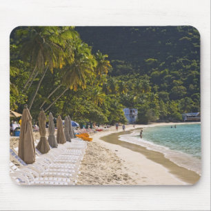 Strand von Cane Garden Bay, Insel Tortola Mousepad