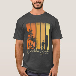 Strand von Capitola Kalifornien Surfen T-Shirt
