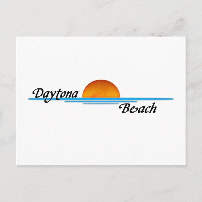 Strand von Daytona Postkarte (Vorderseite)