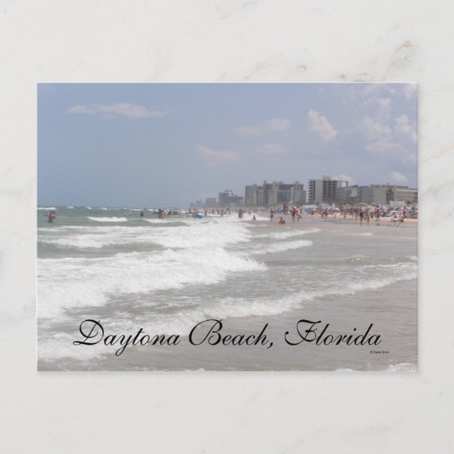 Strand von Daytona Postkarte (Vorderseite)
