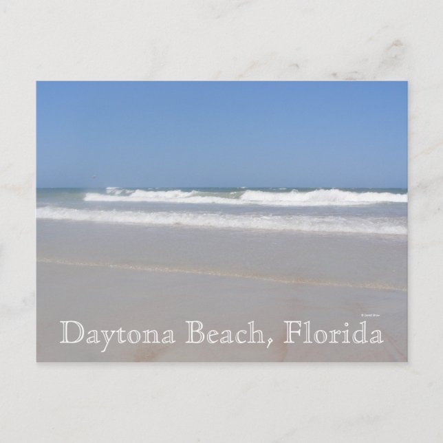 Strand von Daytona Postkarte (Vorderseite)