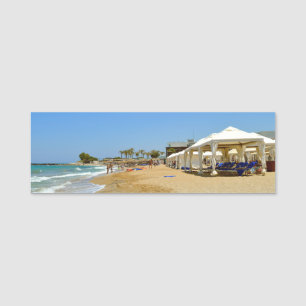Strand von Gouves auf Kreta Spezialität Tasse Namensschild