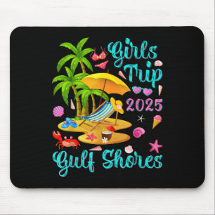 Strand von Gulf Shores Alabama Sommerferien Mädche Mousepad