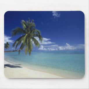 Strand von Matira auf der Insel Bora Bora, Mousepad