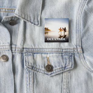 Strand von Oceanside Button