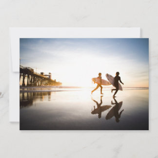 Strand von Oceanside Dankeskarte