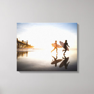 Strand von Oceanside Leinwanddruck
