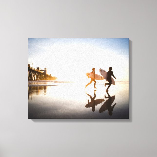 Strand von Oceanside Leinwanddruck (Vorderseite)