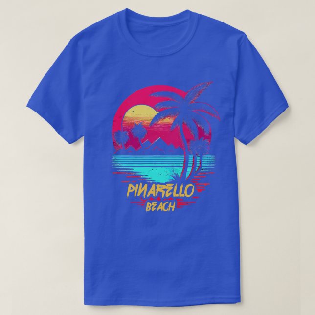Strand von Retrowave Pinarello T-Shirt (Design vorne)