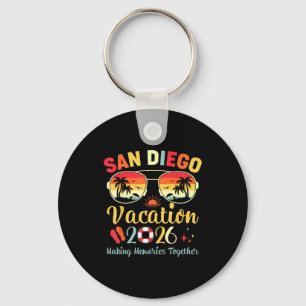 Strand von San Diego Ca Urlaub Sommer Stimmung Schlüsselanhänger