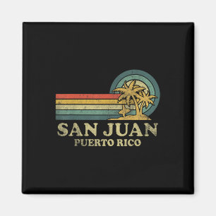 Strand von San Juan Puerto Rico Familienurlaub Vin Magnet
