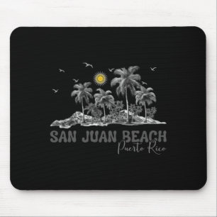 Strand von San Juan Puerto Rico Männer PR Frauen V Mousepad