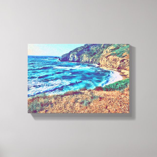 Strand von Sardinien Italien Leinwanddruck (Vorderseite)