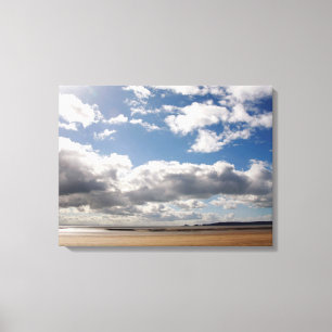 Strand von Swansea Leinwanddruck