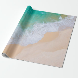 STRAND WÄHREND DES TAGES GESCHENKPAPIER
