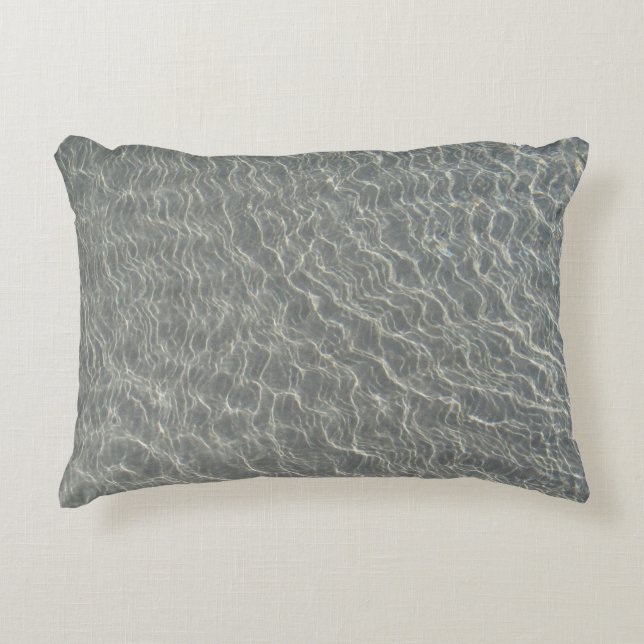 Strand Wasser Ripples & Sand Dekokissen (Vorderseite)