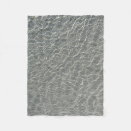 Strand Wasser Ripples & Sand Fleecedecke