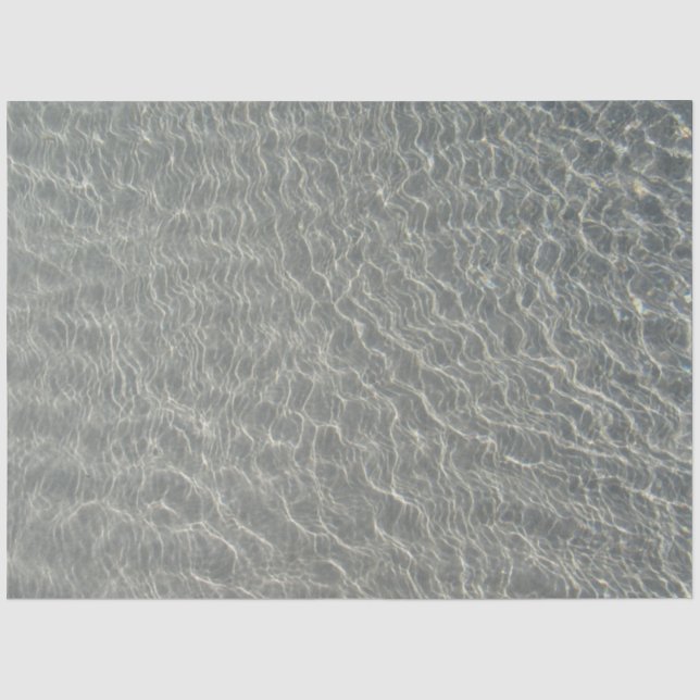 Strand Wasser Ripples & Sand Seidenpapier (Vorderseite)