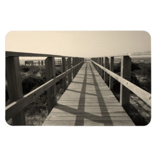 Strand-Weg im Sepia Magnet
