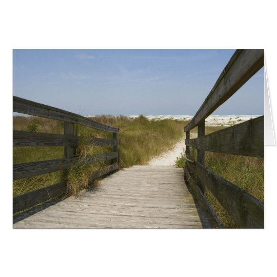 Strand-Weg-Mitteilungskarten Karte