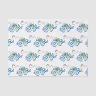 Strand-Weihnachten Blau Seidenpapier