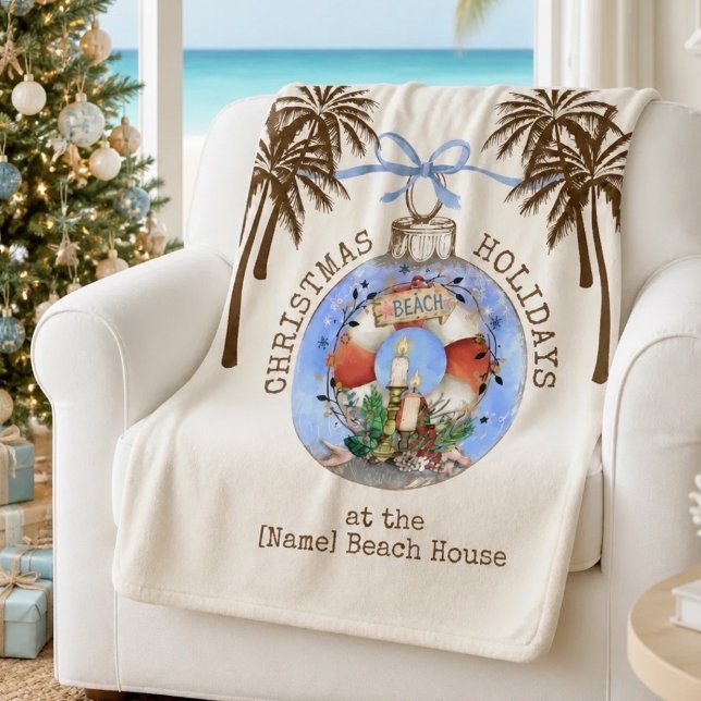 Strand-Weihnachtskranz  Sherpadecke (Von Creator hochgeladen)
