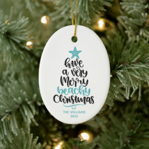 Strand-Weihnachtsschmuck Keramik Ornament