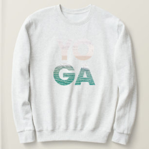 Strand Yoga Coastal Szene Sweatshirt