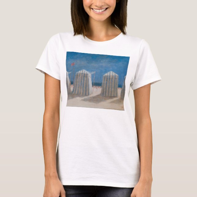 Strand-Zelte Bretagne 2012 T-Shirt (Vorderseite)