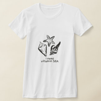 Strand-Zitat-T-Shirt  T-Shirt