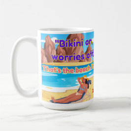 Strandangebot Kaffeetasse