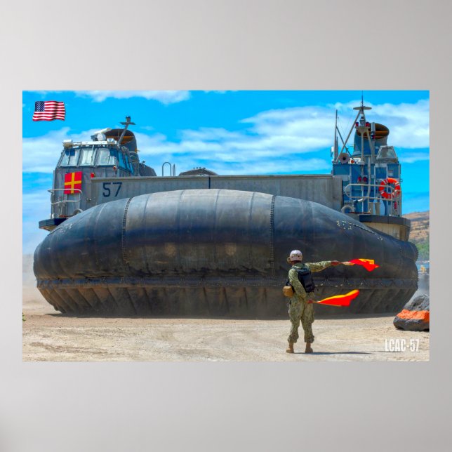 STRANDASSAULT - LCAC-57 POSTER (Vorne)