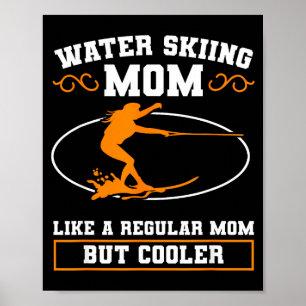 Strandathleten Wellenliebhaber Extremsport Wasser Poster