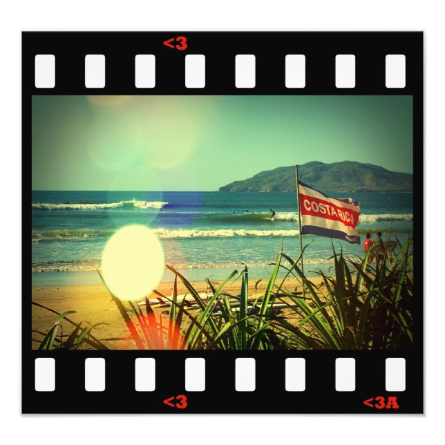 Strandbad Costa Rica Fotodruck (Vorne)
