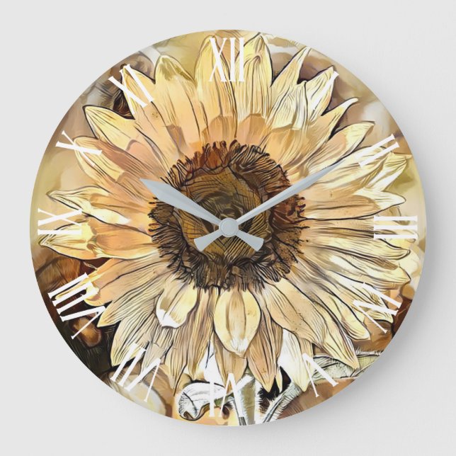 Strandbad Lido di Lugano Große Wanduhr (Vorderseite)