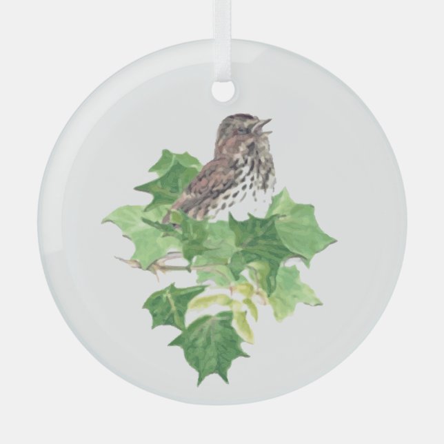Strandbad Lido di Lugano Ornament Aus Glas (Vorderseite)