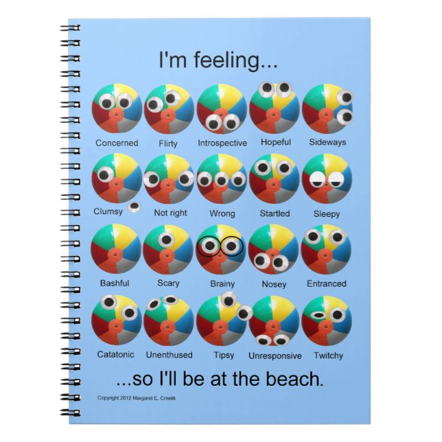 Strandballanlagen Notizblock (Vorderseite)