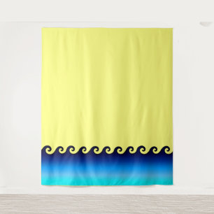 Strandbänder, Tapiz de Playa Wandteppich