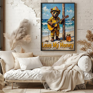 Strandbäume: Bärenandfest Poster