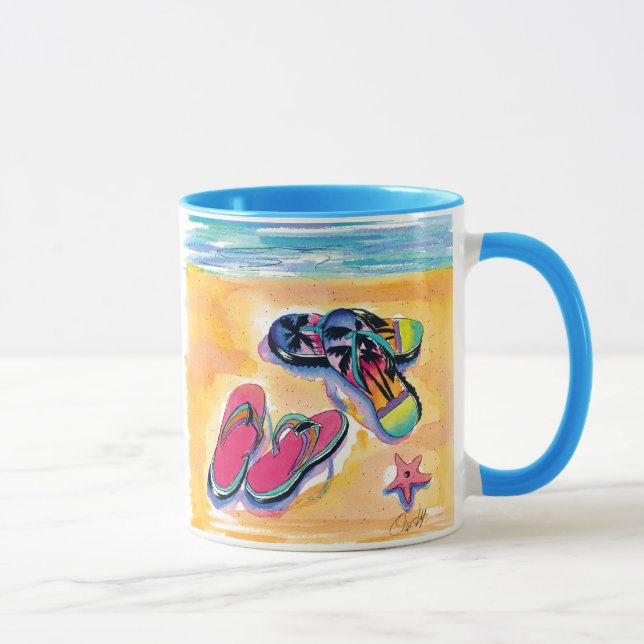 Strandbecher Fuß lösen Tasse (Rechts)