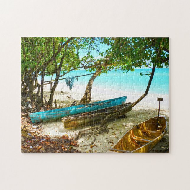 Strandboote Jamaika. (Horizontal)