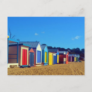 Strandboxen Postkarte